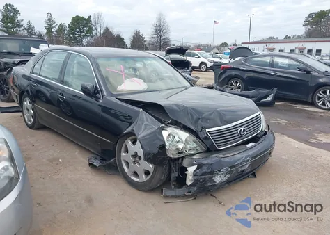 2002 Lexus Ls 430 z USA, uszkodzony, nr VIN JTHBN30F420086768